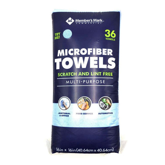 Member's Mark Microfiber Towels (36 Towels Pack ), 36 Oz