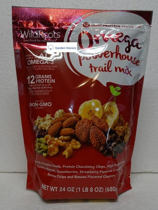 WildRoots Omega Powerhouse Trail Mix 24oz 680g (1 Bag)