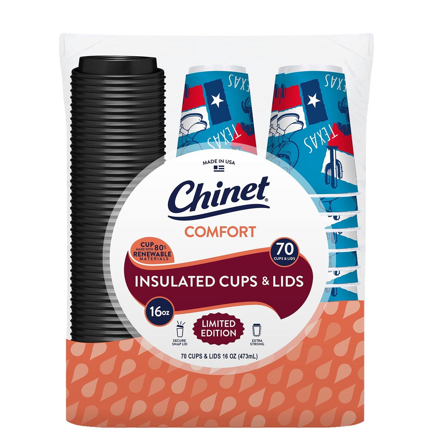 Chinet Comfort Cup, 16 oz., 70 ct.