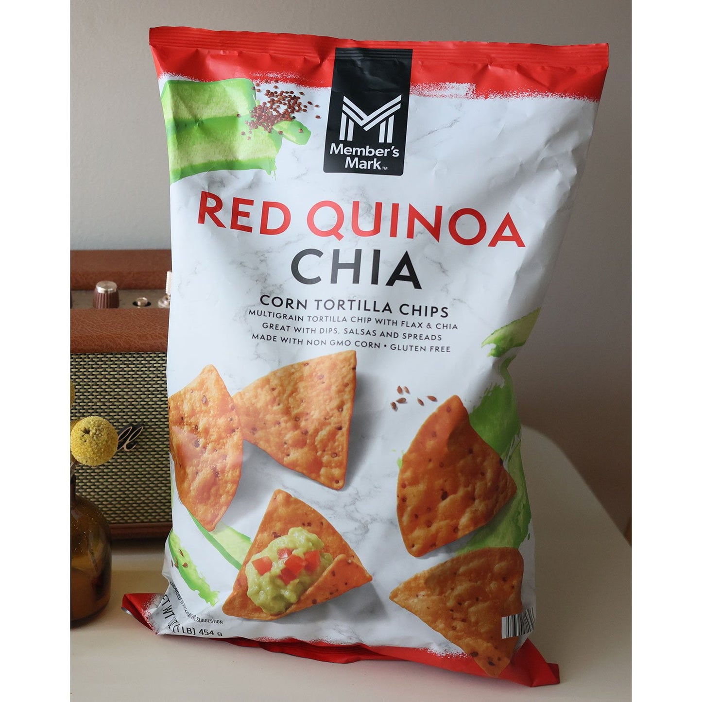 Member's Mark Red Quinoa Chia Corn Tortilla Chips, 16 oz.