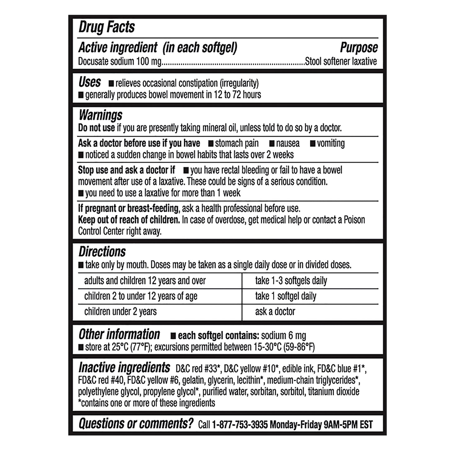 KIRKLAND SIGNATURE STOOL SOFTENER 100 MG SOFTGEL 400 COUNT