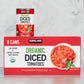 KIRKLAND SIGNATURE ORGANIC DICED TOMATOES 8/14.5 OZ