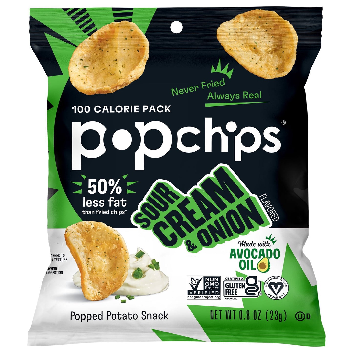 Popchips Variety Pack Chips, 0.8 oz., 30 pk.
