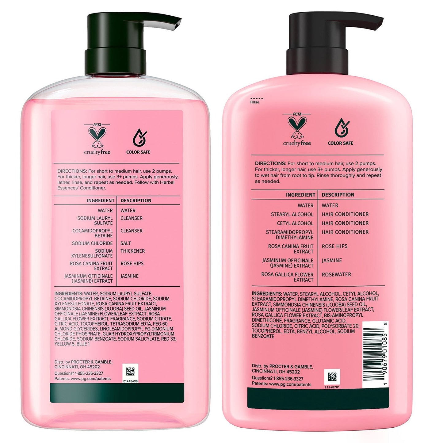 Herbal Essences Rose Hips Shampoo and Conditioner, 32.5 fl. oz., 2 pk.