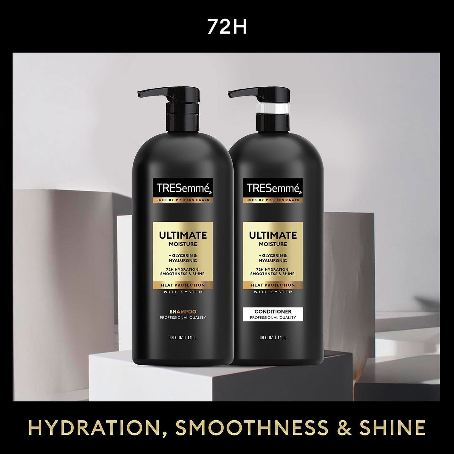 TRESemmé Ultimate Moisture Shampoo & Conditioner, 39 fl. oz., 2 pk.