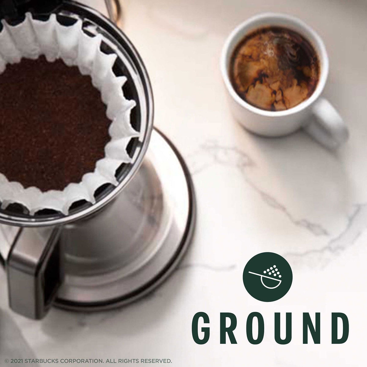 Starbucks Pike Place Medium Roast Ground Coffee, 40 oz.