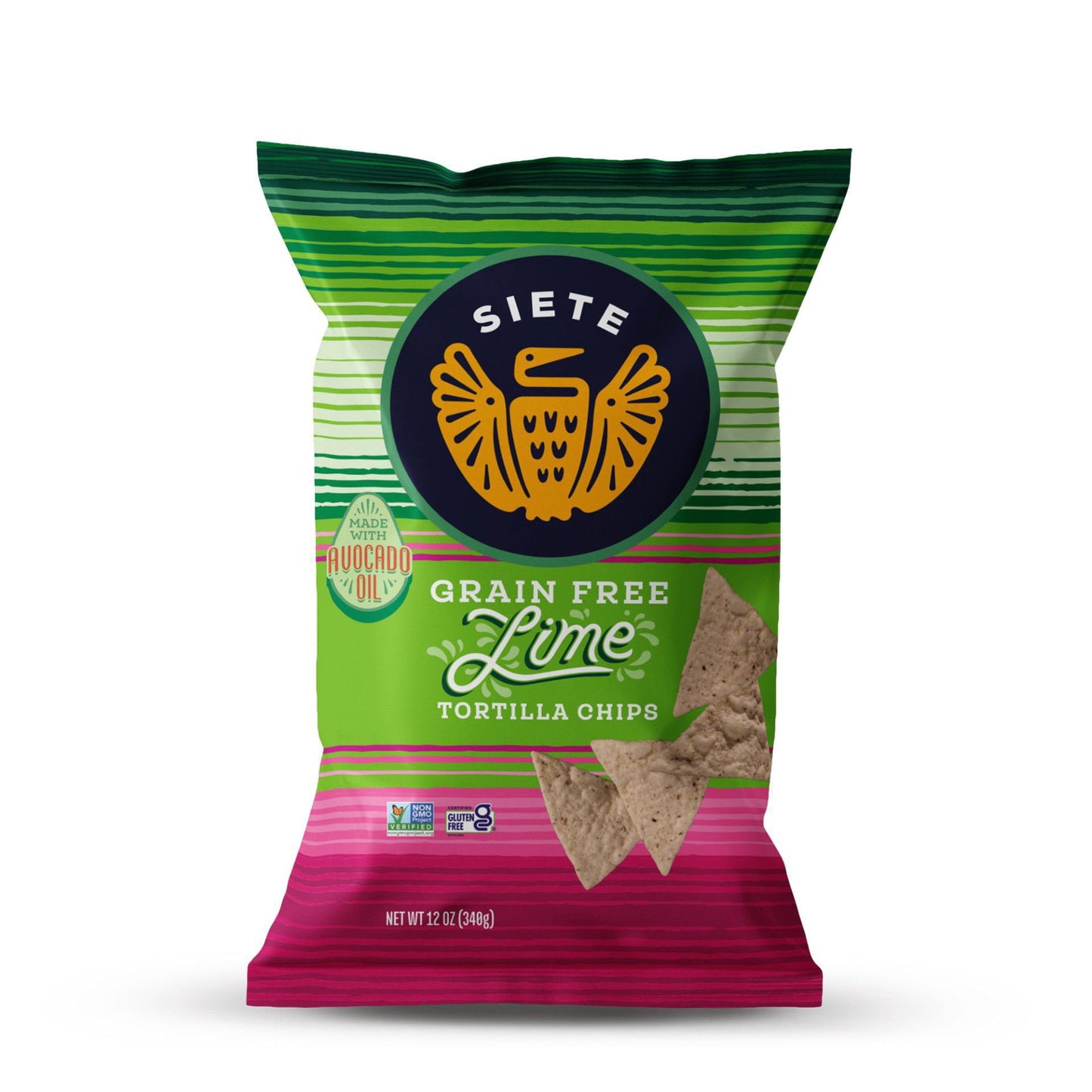 Siete Lime Grain-Free Tortilla Chips, 12 oz.