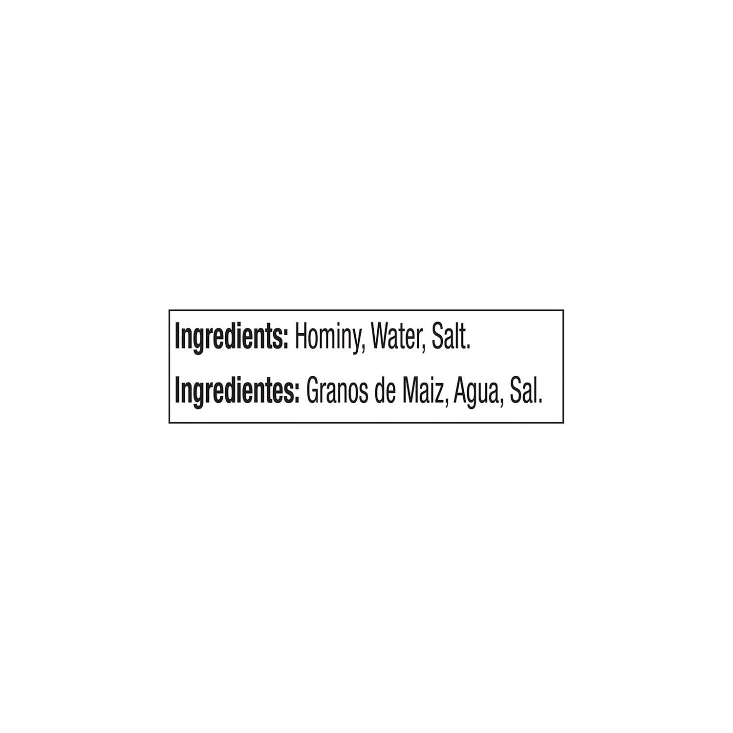 Juanita's Foods Mexican Style Canned Hominy 110 oz.