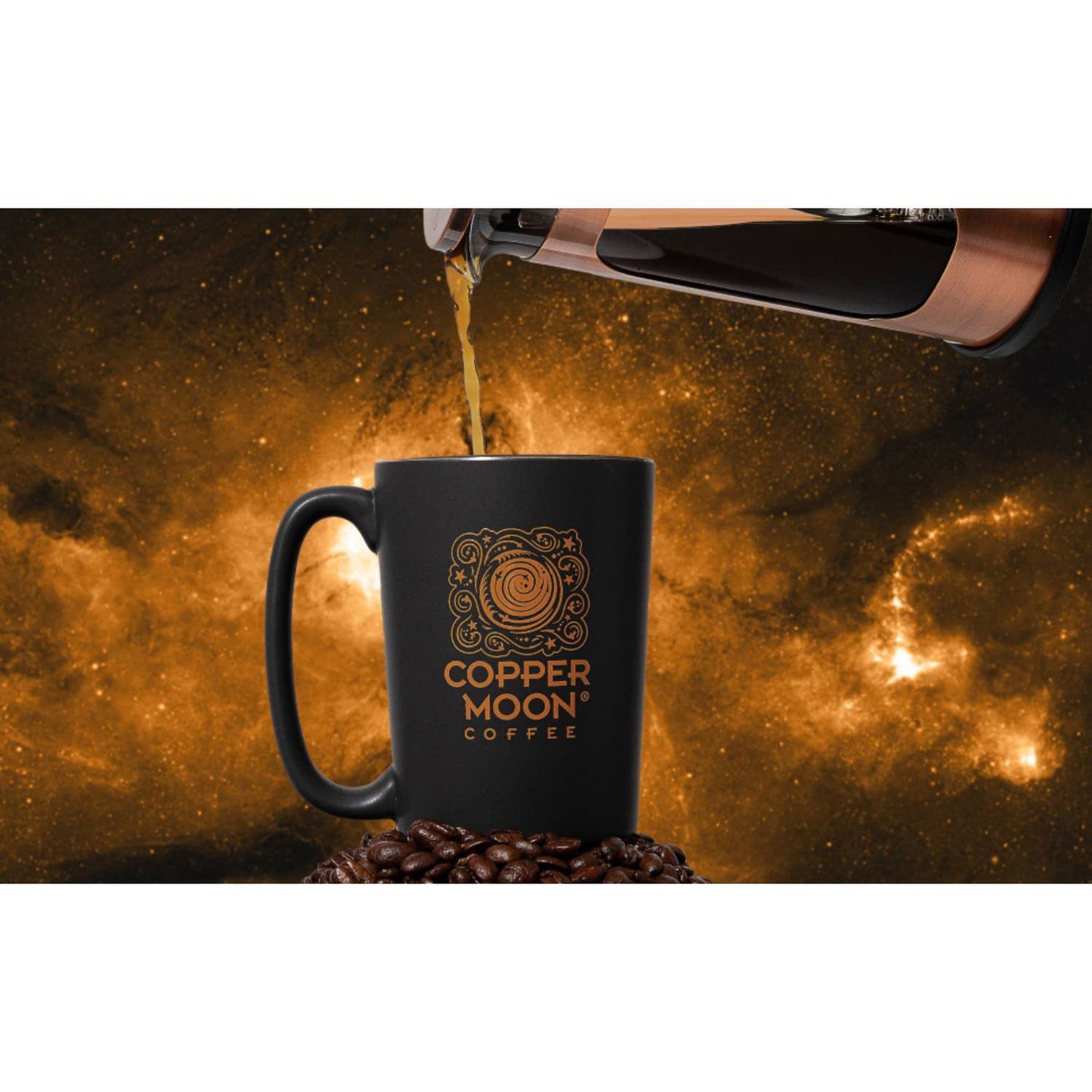 Copper Moon Coffee Medium Roast Whole Bean Coffee, Southern Pecan, 32 oz.