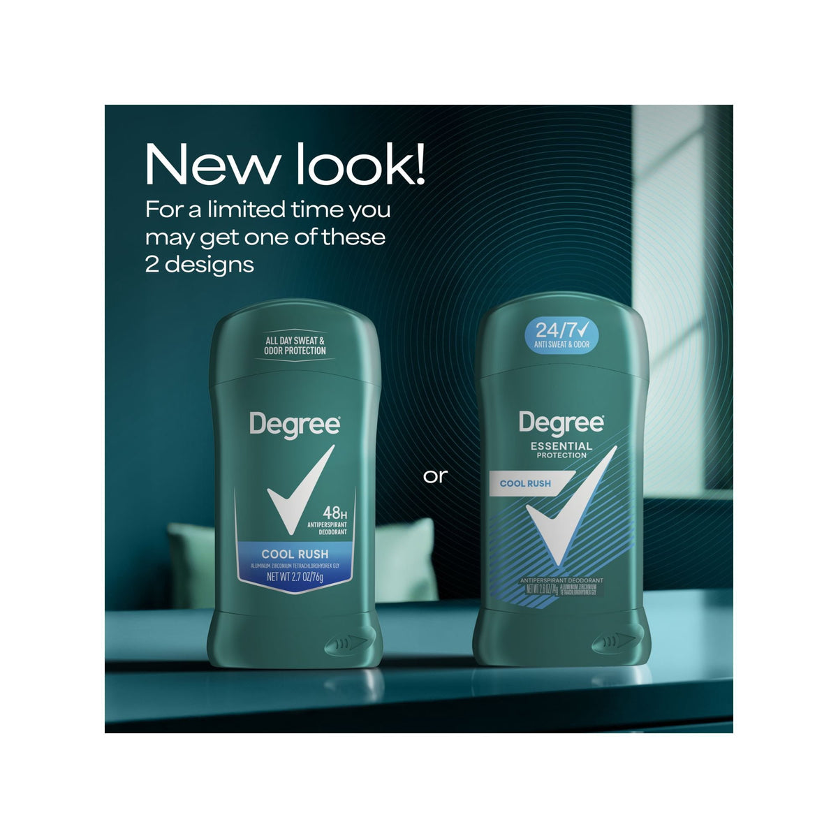 Degree for Men Cool Rush Deodorant, 2.6 oz., 5 pk.