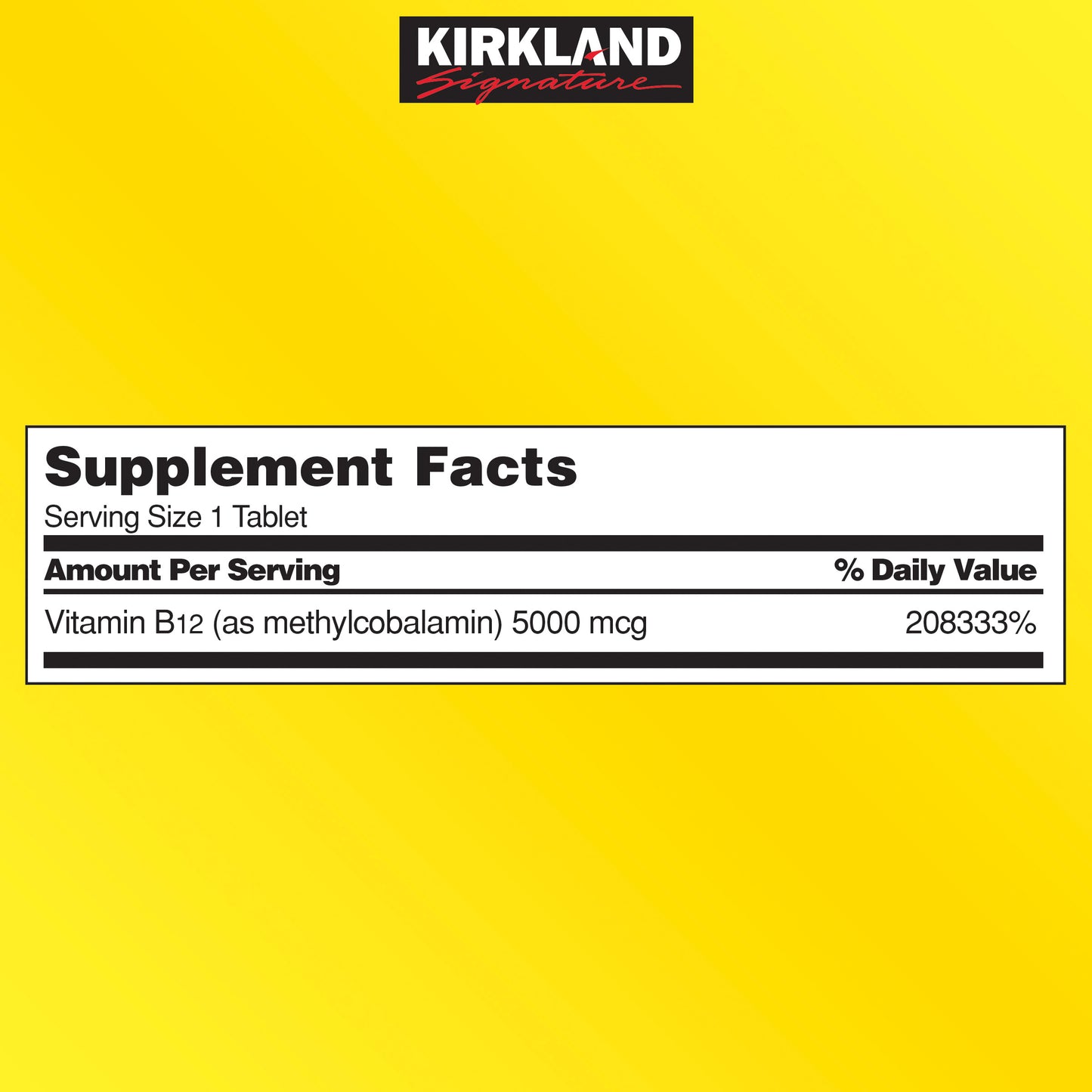 Kirkland Signature Vitamin B12 300 ct