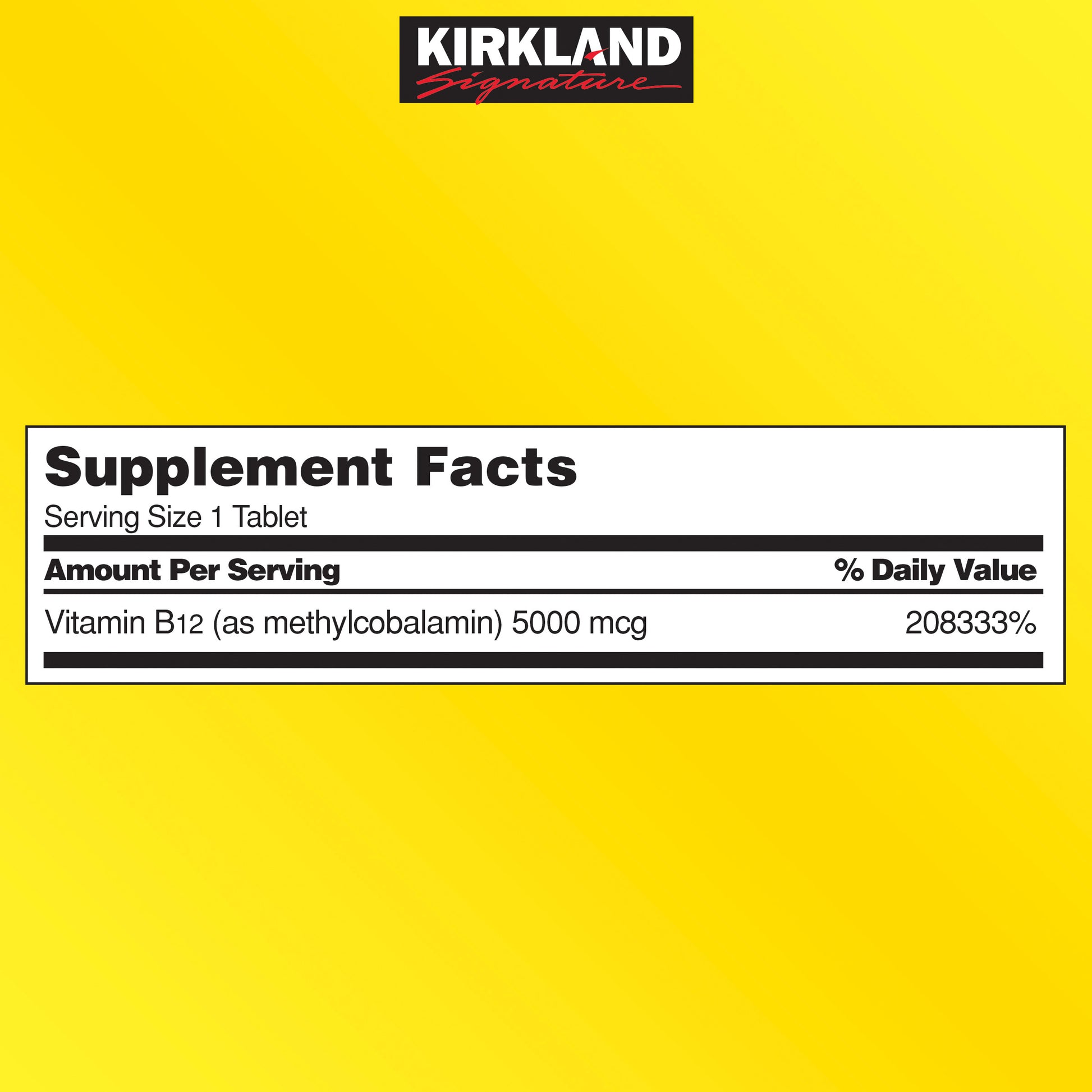 Kirkland Signature Vitamin B12 300 ct