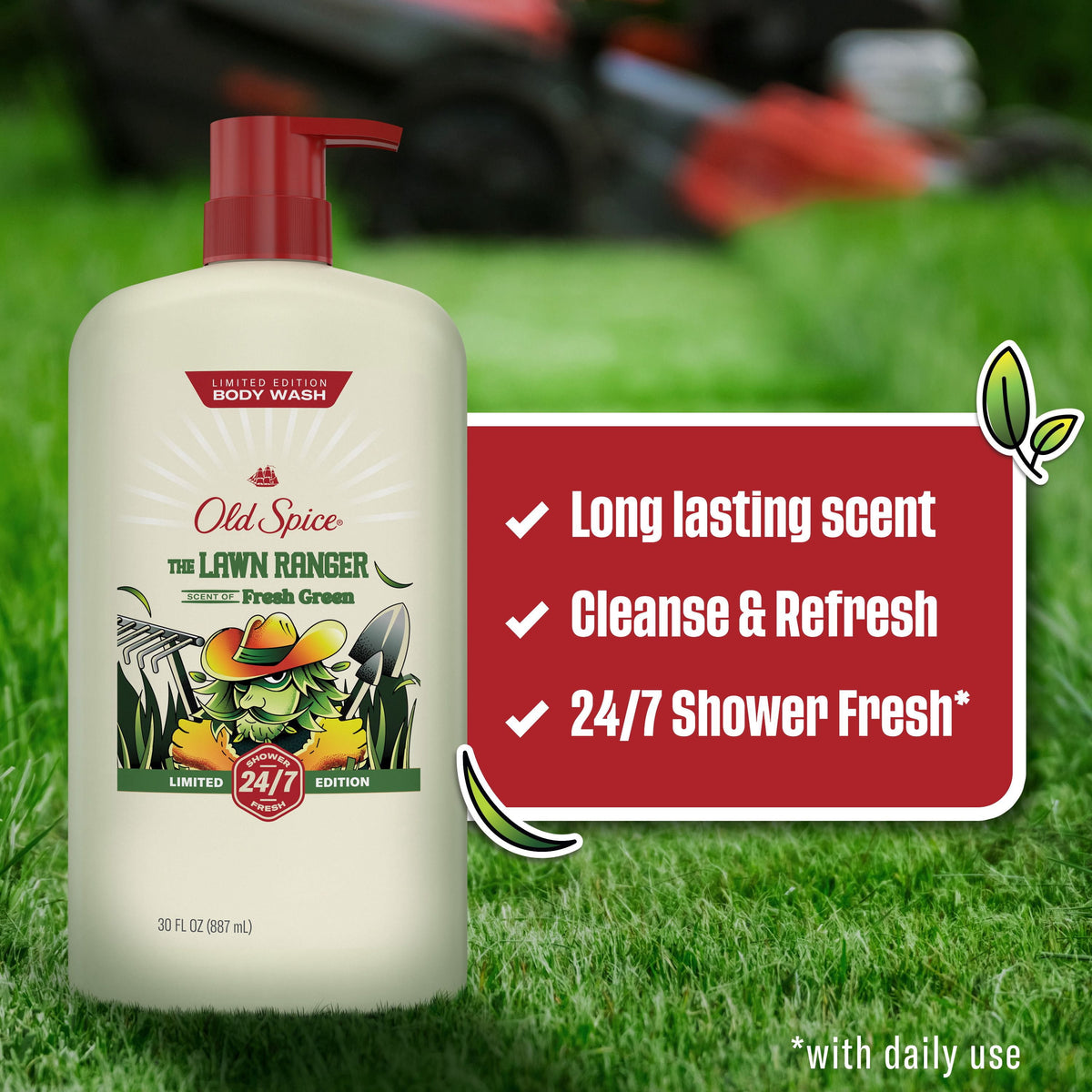 Old Spice Lawn Ranger & Broseidon Mens Body Wash, 30 fl. oz., 2 pk.