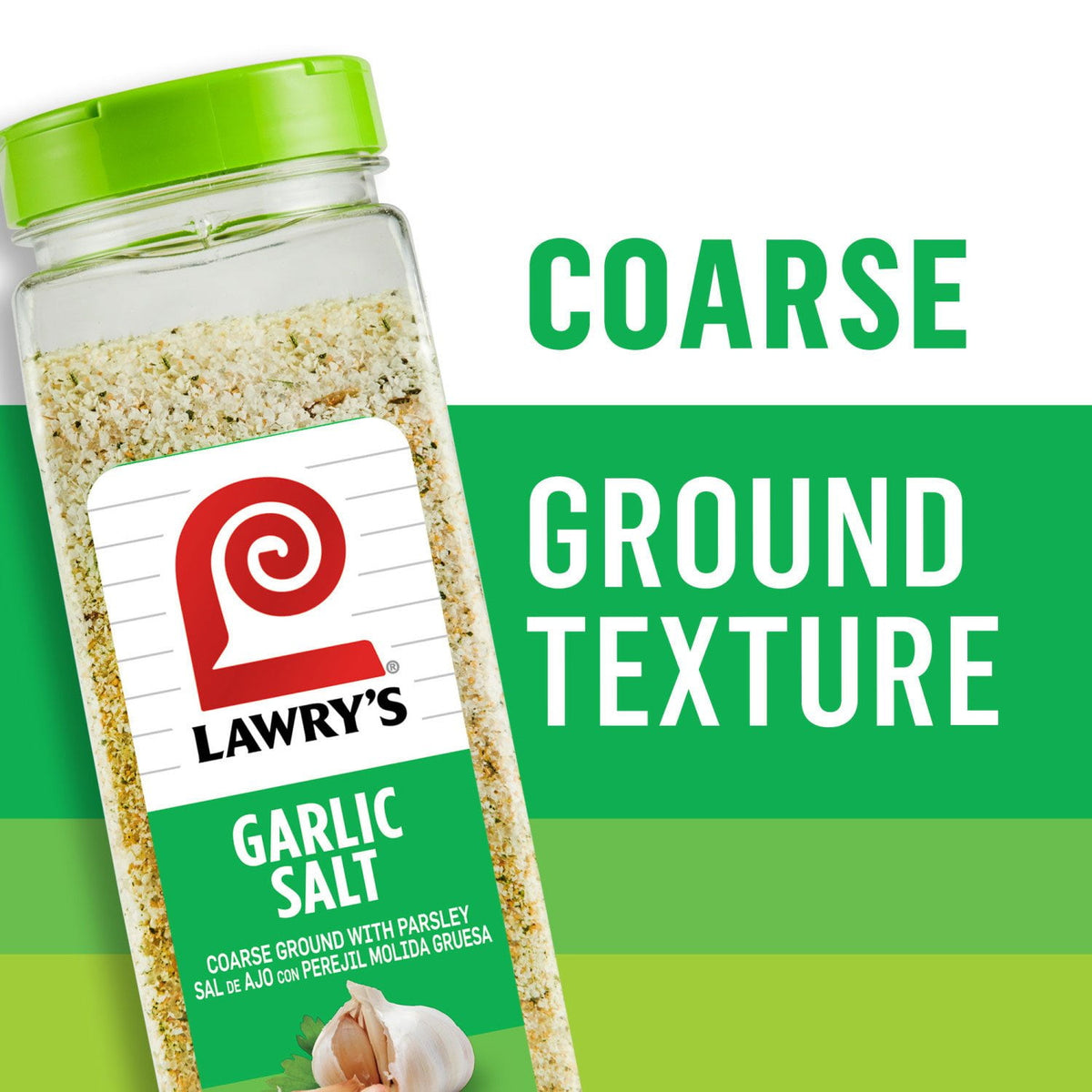 Lawry's Coarse Ground Garlic Salt with Parsley 33 oz.