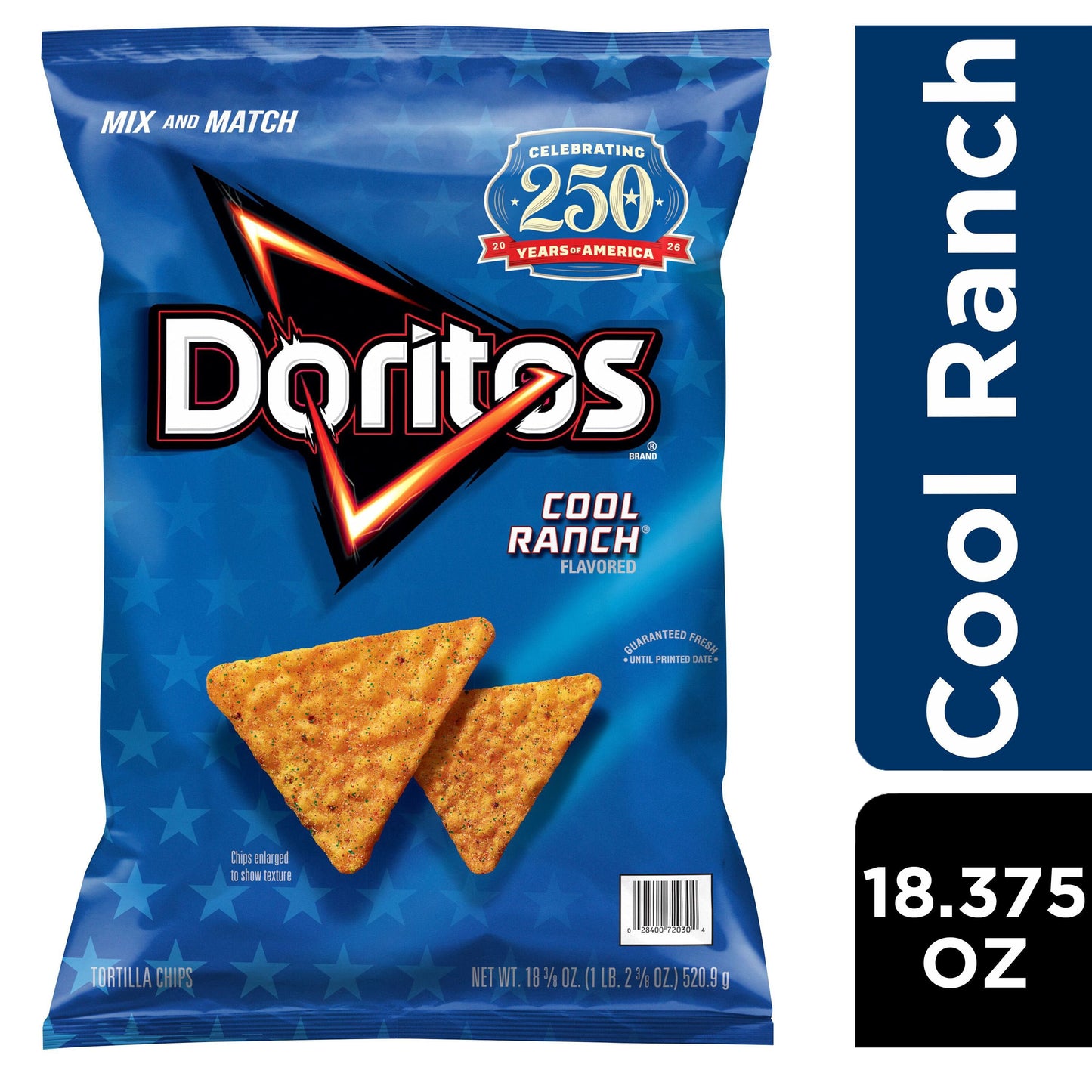 Doritos Cool Ranch Tortilla Chips, 18.38 oz.