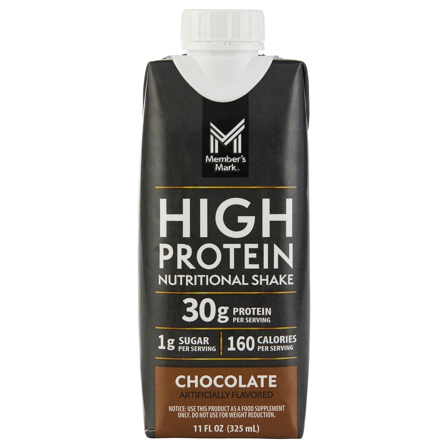 Member's Mark 30g High Protein Nutritional Shake, Chocolate 11 fl. oz., 15 pk.