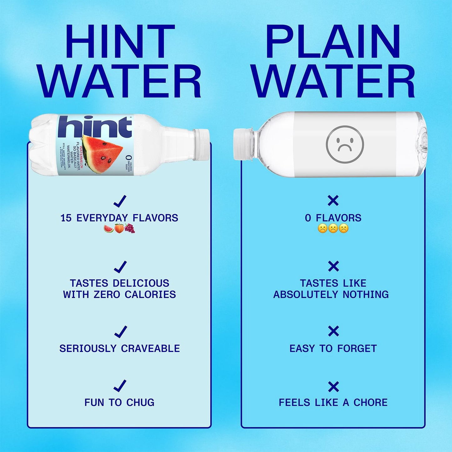 Hint Flavored Water Variety Pack 16 fl. oz., 18 pk.