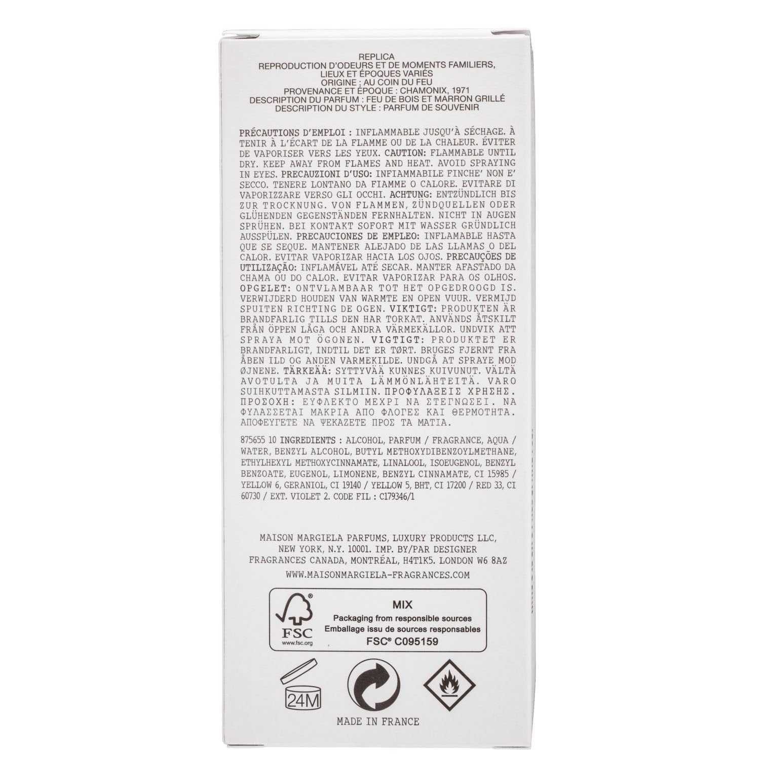 Maison Margiela Replica By The Fireplace Eau de Toilette, 3.4 oz.