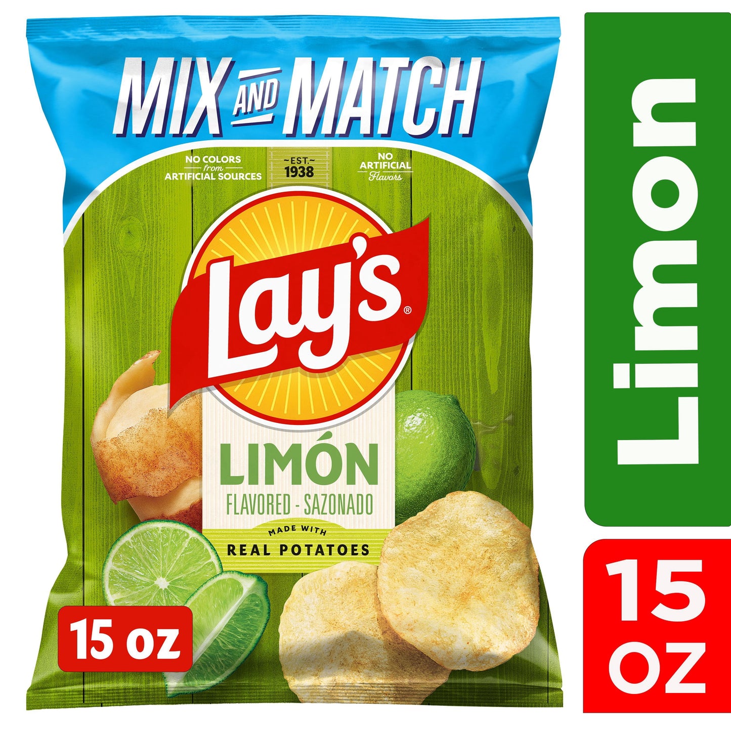 Lay's Limon Potato Chips, 15 oz.