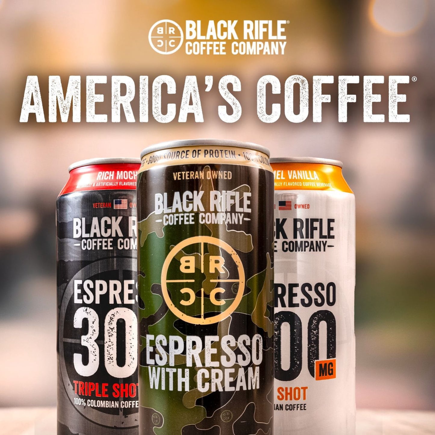 Black Rifle Coffee Company Espresso Vanilla 300, 15 fl. oz., 12 pk.