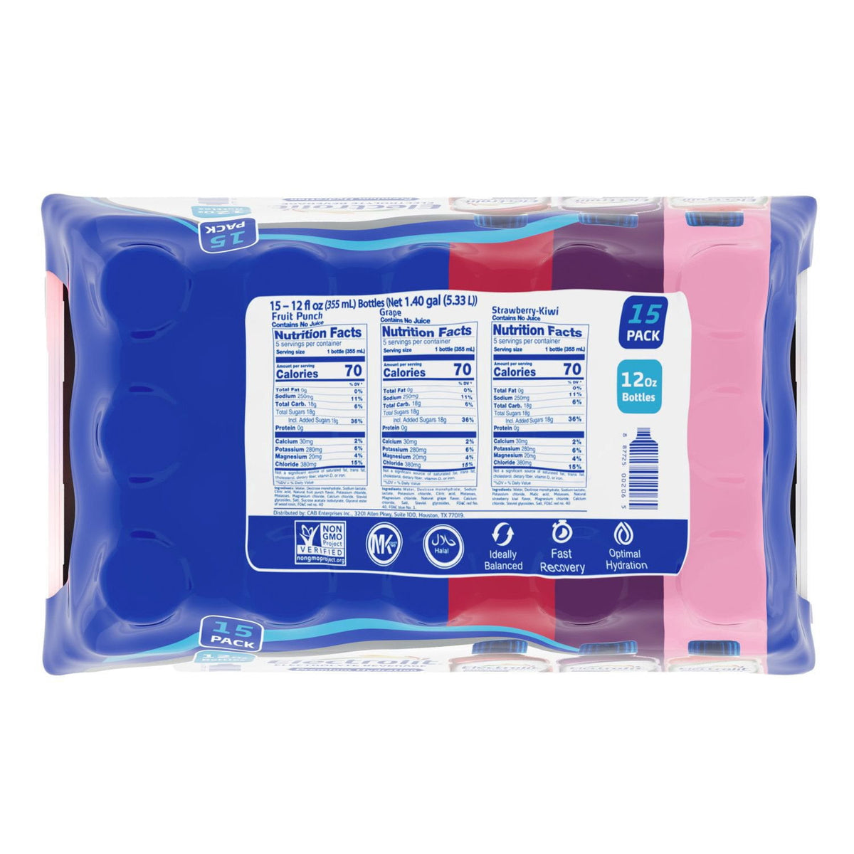 Electrolit Premium Hydration, Variety Pack, 12 fl. oz., 15 pk.