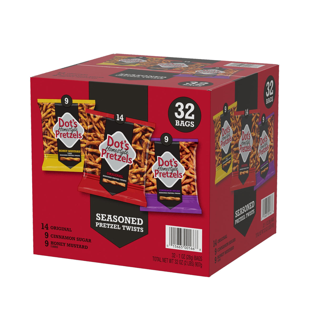 Dot's Homestyle Pretzel Twists Variety Pack, 1 oz., 32 pk.