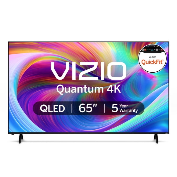 VIZIO 65" Class Quantum Series 4K QLED Smart TV, QuickFit® Compatible