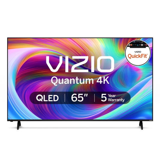 VIZIO 65" Class Quantum Series 4K QLED Smart TV, QuickFit® Compatible