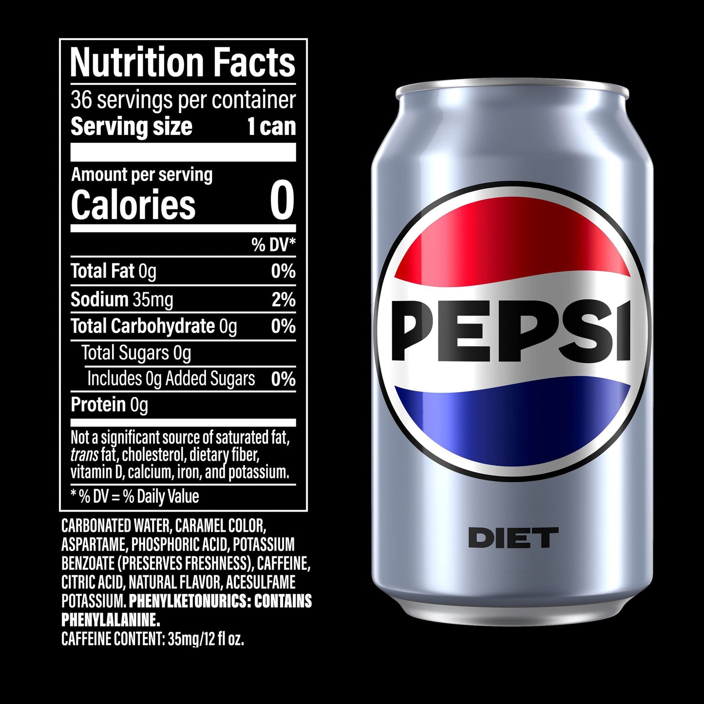 Diet Pepsi 12 fl. oz., 36 pk.