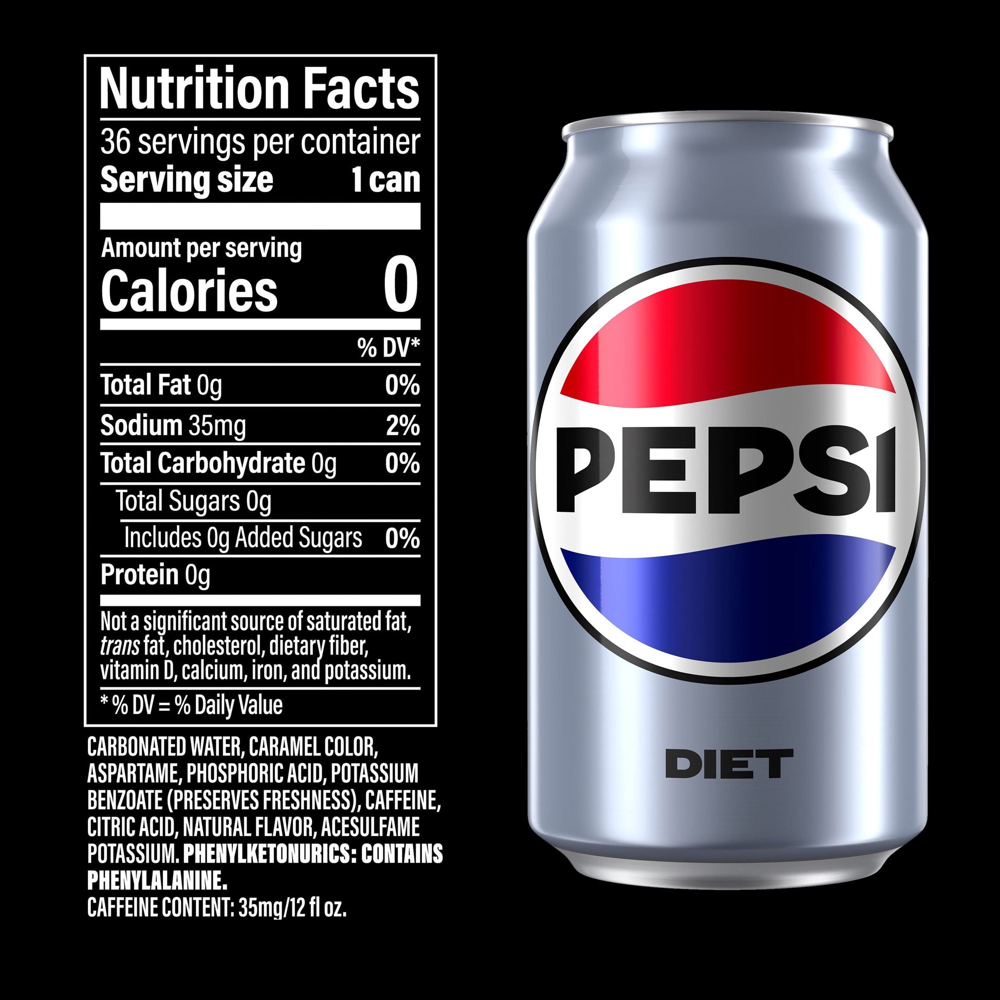 Diet Pepsi 12 fl. oz., 36 pk.