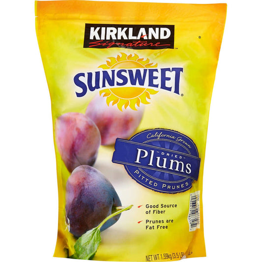 Signature's Dried Plums Pitted Prunes, 3.5 Pounds Pack of 10