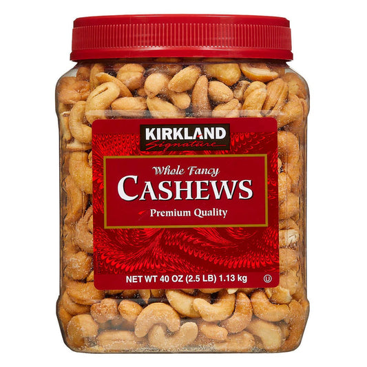 Kirkland Signature Fancy Cashew Nuts 1.13kg Tub