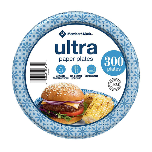 Member's Mark Ultra Plate, 8-1/2" (300 ct.),Blue
