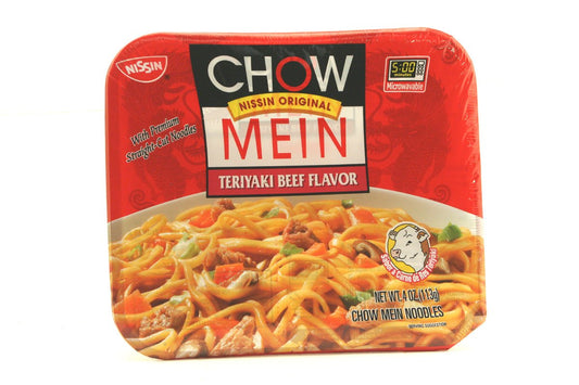 Chow Mein Instant (Teriyaki Beef Flavor) - 4oz (Pack of 3)