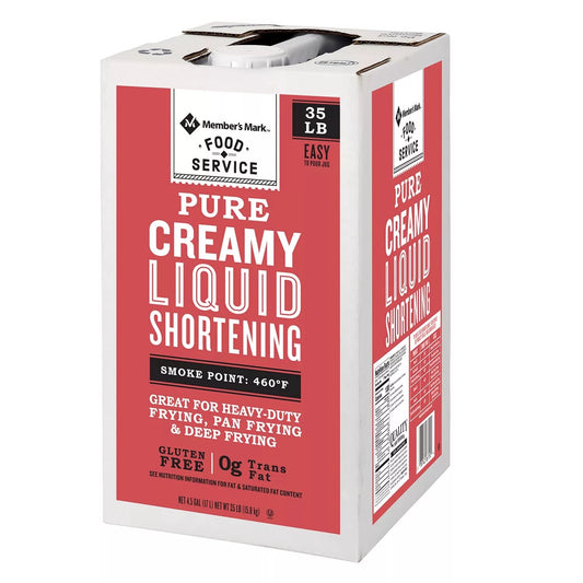 Member's Mark 100% Pure Creamy Liquid Shortening (35 Pounds)
