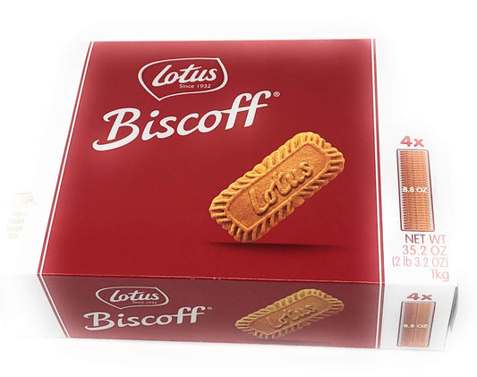 Lotus Biscoff Cookies One Pack (4 Packets) 35.2 OZ