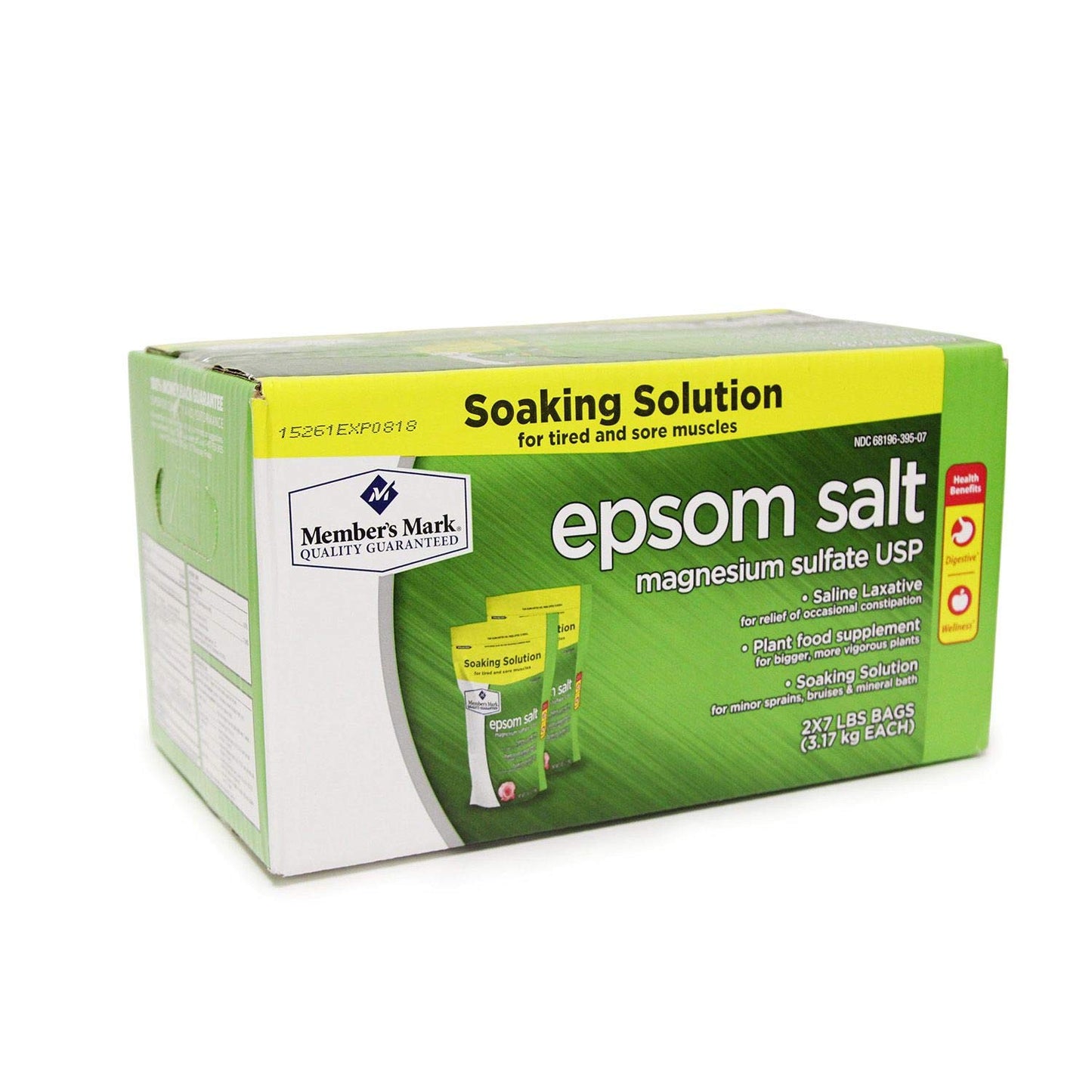 Member's Mark Epsom Salt (2 Bags, 7 Pound Each) (6 Pack)