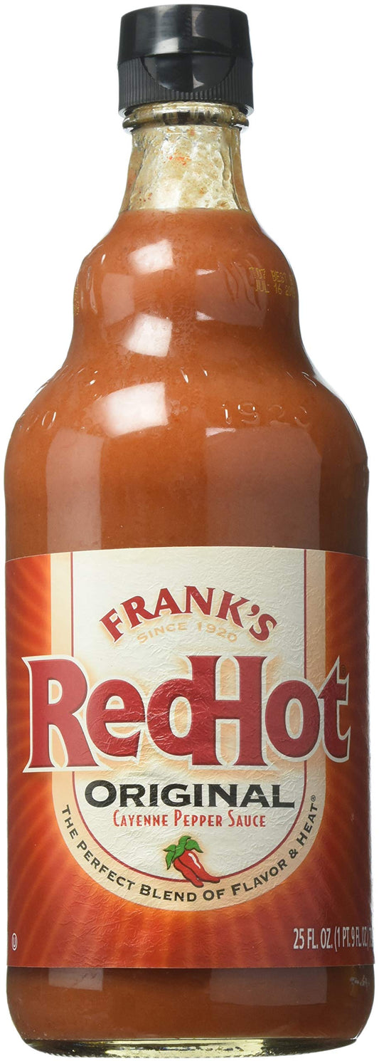 Frank's RedHot Original Cayenne Pepper Sauce, 25 Ounce (2 Pack)