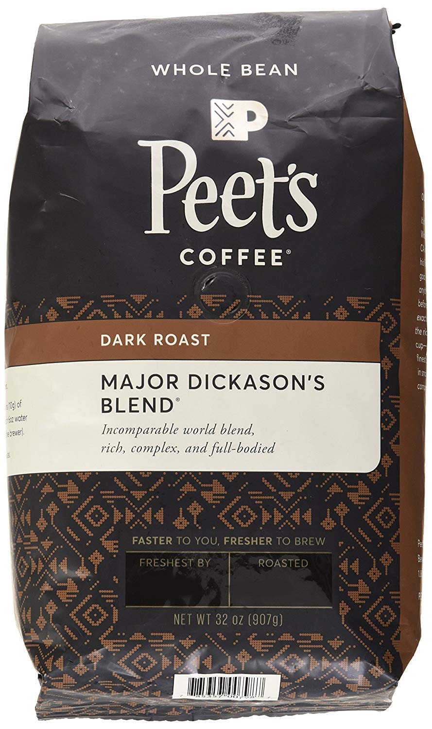 Peet's Coffee Major Dickason's Blend Deep Roast, Whole Bean (32 oz.)