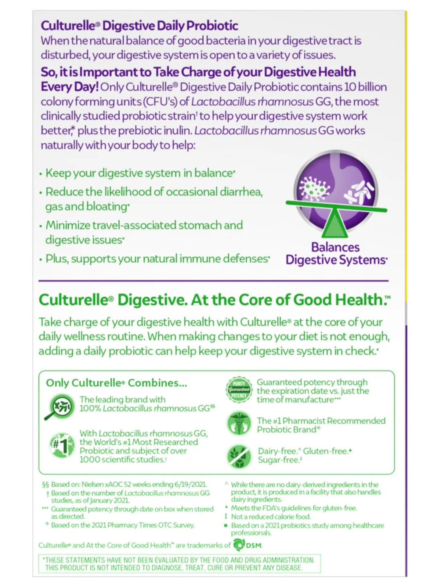 Culturelle Digestive Health Probiotic, 80 Capsules