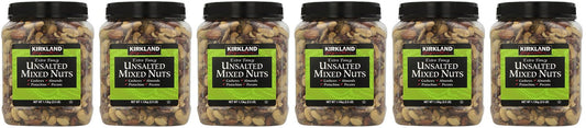 Kirkland Signature, Extra MEFCY Fancy Unsalted Mixed Nuts 40 Ounce (Pack of 6)