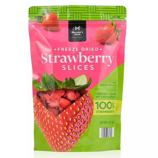 Member's Mark Freeze Dried Strawberry Slices (3 Ounce)