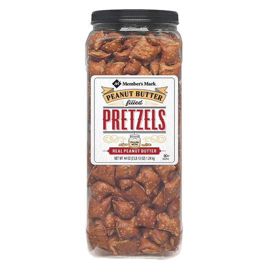 Member's Mark Peanut Butter Filled Pretzels (44 Ounce) (Pack of 2)