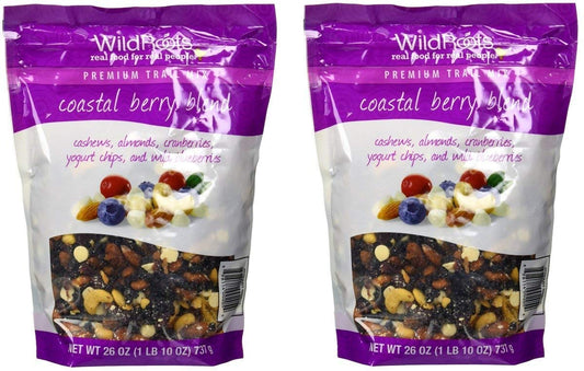 WildRoots Coastalberry 100 % Natural Trail Mix (Pack of 2), Set of 4