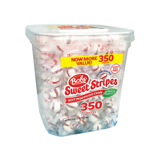 Bob's Sweet Stripes Square Tub (350 Count) (2 Pack)