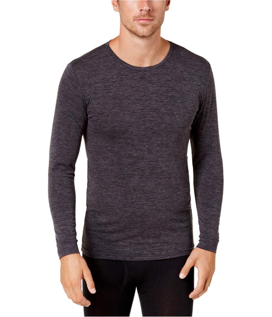 32 DEGREES Men's Base Layer Crew Neck Shirt (Charcoal, S)