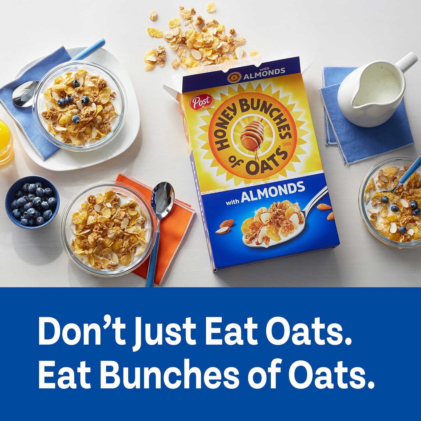 Honey Bunches of Oats with Crispy Almonds, 48 oz.