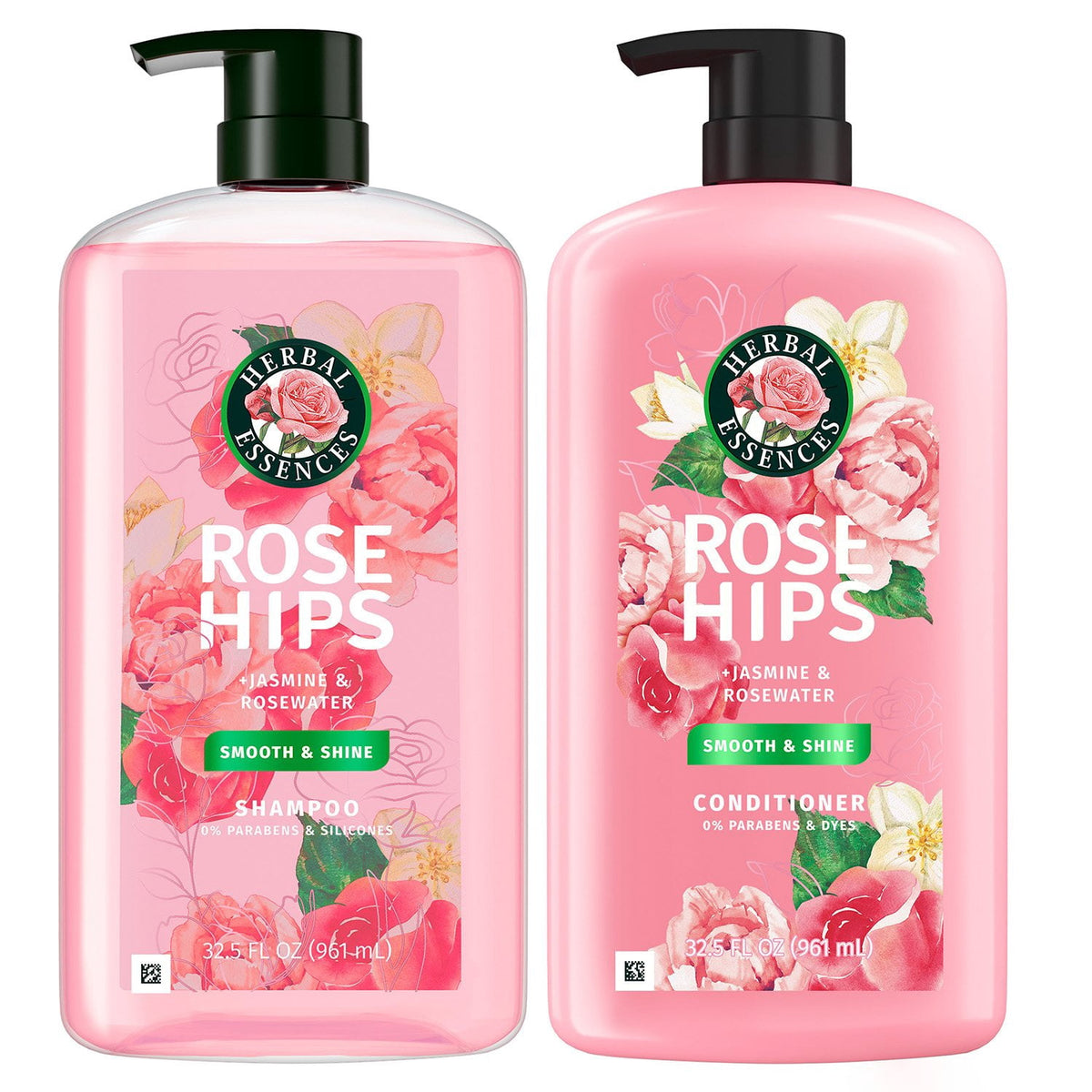 Herbal Essences Rose Hips Shampoo and Conditioner, 32.5 fl. oz., 2 pk.