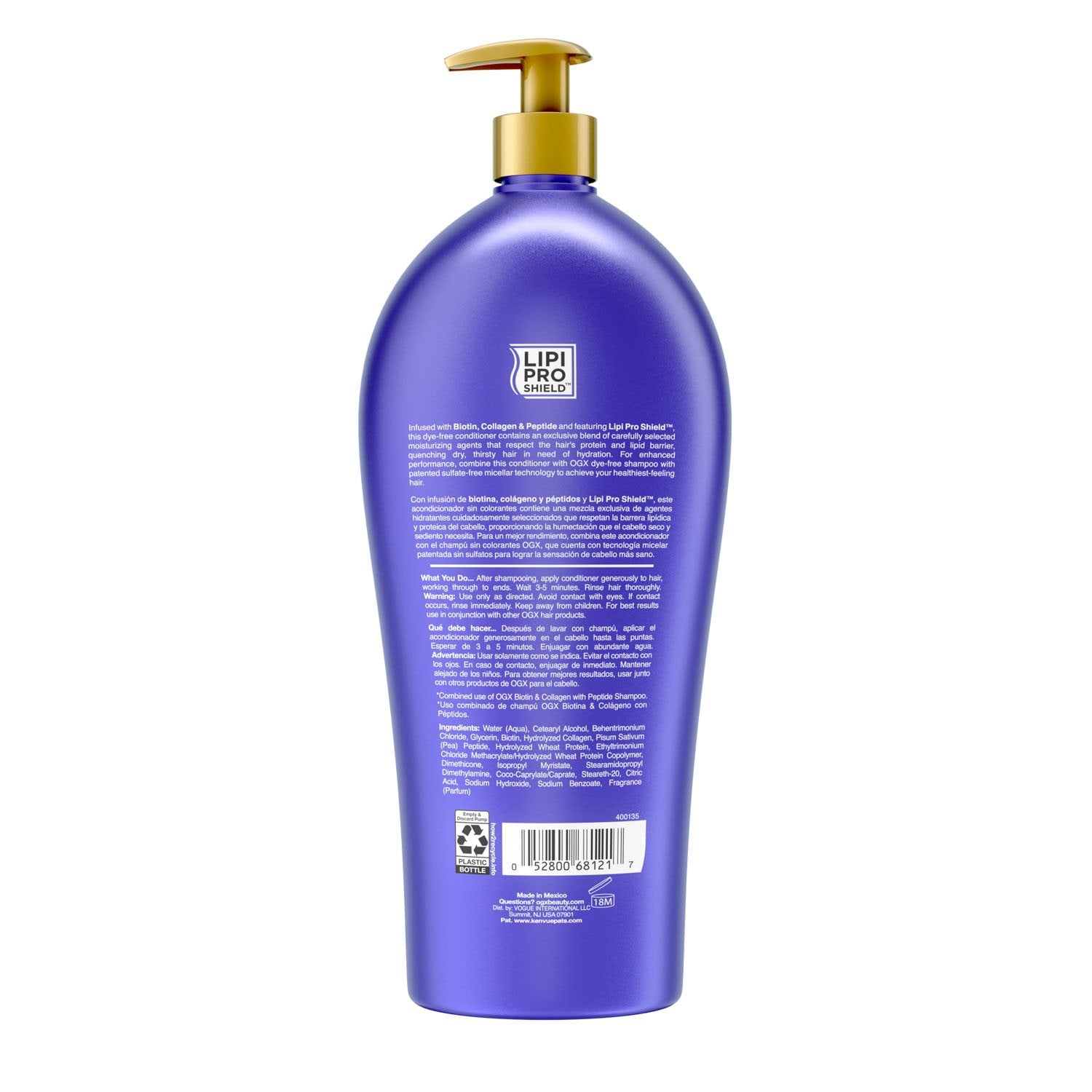OGX Volume & Strength + Biotin & Collagen Conditioner, 40 fl. oz.