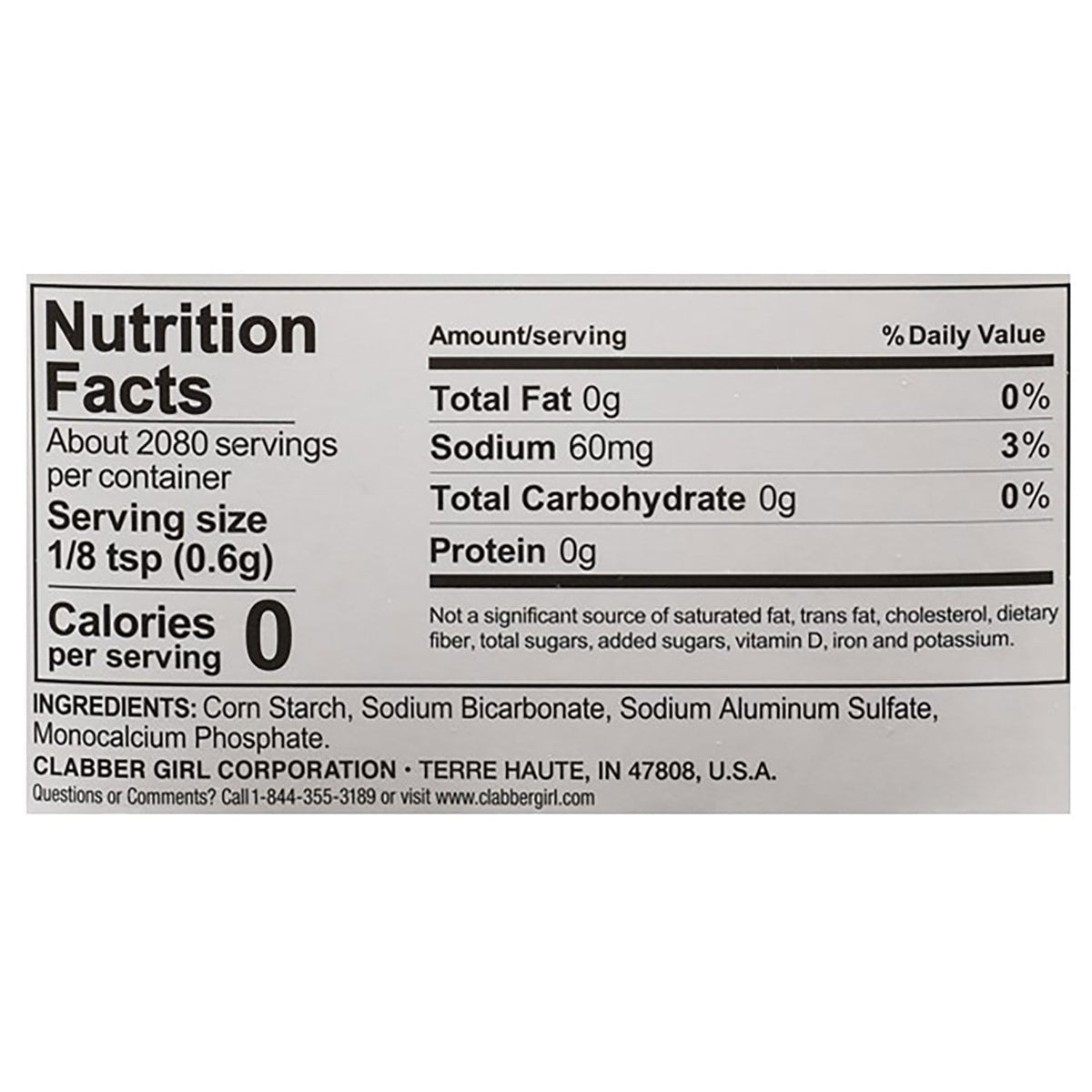 Clabber Girl Baking Powder, 22 oz., 2 pk.